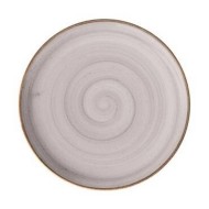 Prato 21cm Sobremesa Cerâmica Corona Caoba Cinza